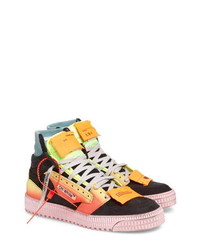 high top colorful sneakers