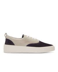 Fear Of God Black And Grey Suede Sneakers