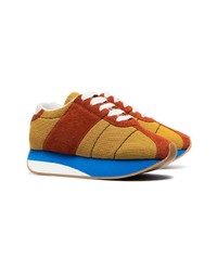 Marni Multi Coloured Suede Mesh Sneakers