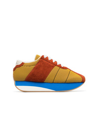 Marni Multi Coloured Suede Mesh Sneakers