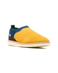 Suicoke Slip On Panelled Sneakers