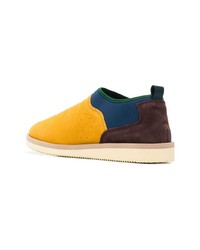 Suicoke Slip On Panelled Sneakers