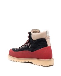 Diemme Colour Block Leather Ankle Boots