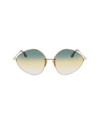 Victoria Beckham 64mm Gradient Oversize Tea Cup Sunglasses