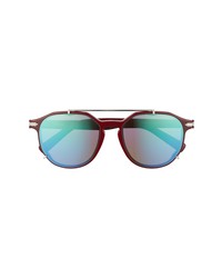 Christian Dior Dior Diorblacksuit 56mm Sunglasses In Shiny Red Blu Mirror At Nordstrom