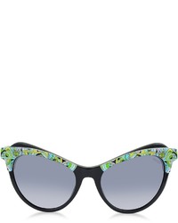 Emilio Pucci Ep35 Fantasy Acetate Frame Cat Eye Sunglasses