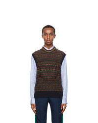 Multi colored Sweater Vest