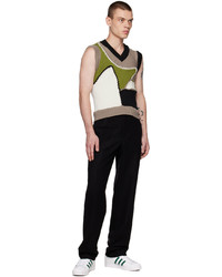 Bethany Williams Brown Colorblocked Vest