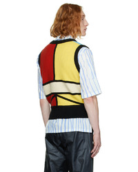 Charles Jeffrey Loverboy Multicolor Colorblocked Vest