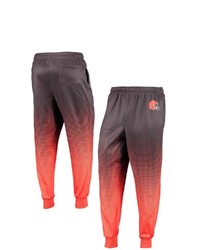 FOCO Brown Cleveland Browns Gradient Jogger Pants