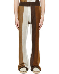 Amiri Brown Linen Lounge Pants
