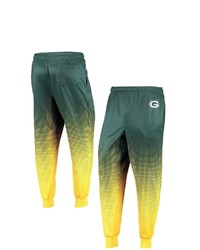 FOCO Green Green Bay Packers Gradient Jogger Pants