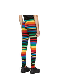 Comme Des Garcons Homme Plus Multicolor Horizontal Stripe Lounge Pants