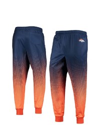 FOCO Navy Denver Broncos Gradient Jogger Pants