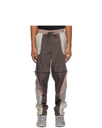 A-Cold-Wall* Purple And Beige Converse Edition Panelled Track Pants