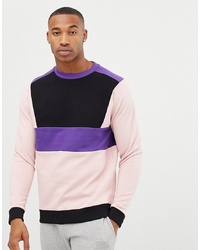 ASOS DESIGN Sweatshirt With Colour Blocking