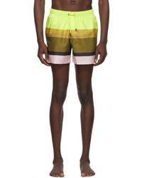 Dries Van Noten Multicolor Nylon Swim Shorts