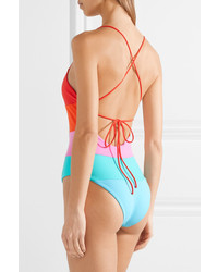 Mara Hoffman Olympia Color Block Swimsuit