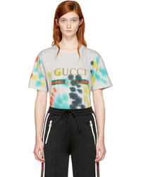 Gucci Multicolor Tie Dye Logo T Shirt