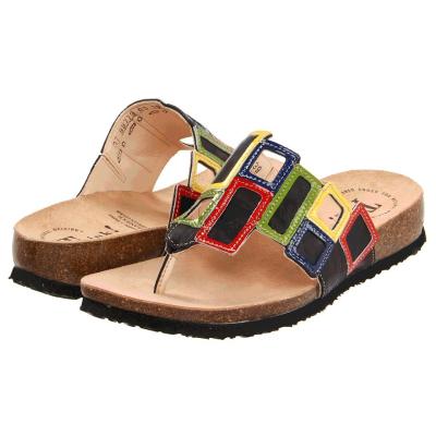 Think! Julia Window Thong 88779 Sandals Schwarzmulti, $184