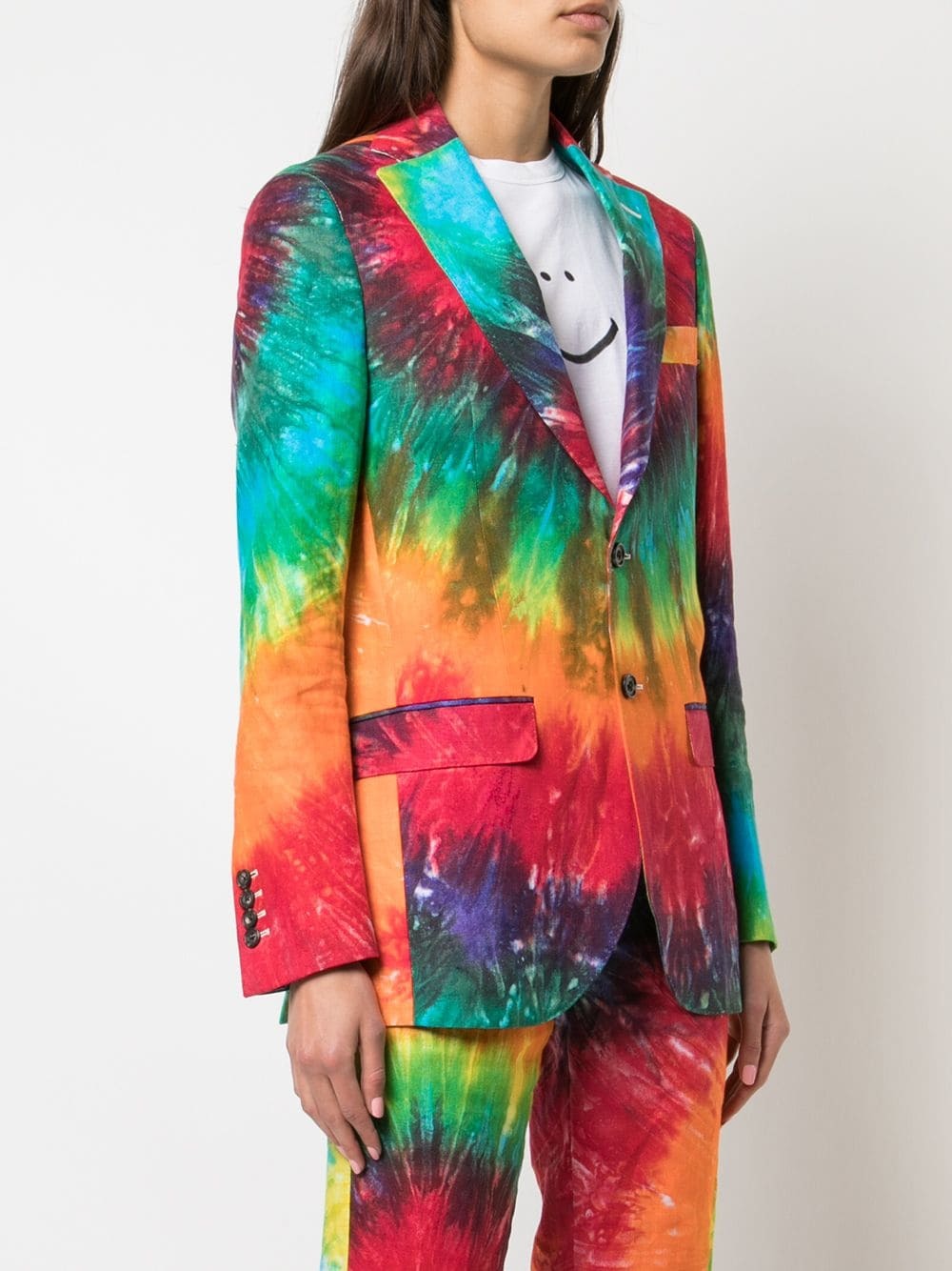 R13 Tie Dye Blazer 1 880 farfetch Lookastic