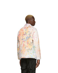 Who Decides War by MRDR BRVDO White Paint Splatter Jacket
