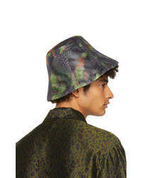 South2 West8 Multicolor Tie Dye Leopard Tulip Bucket Hat