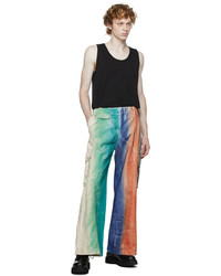 Charles Jeffrey Loverboy Multicolor Ombre Tie Dye Can Do Cargo Pants