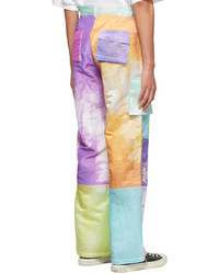 AGR Multicolor Polyester Cargo Pants