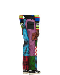 AGR Multicolor Tie Dye Logo Cargo Pants