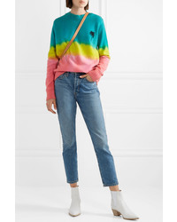 The Elder Statesman Oversized Tie Dyed Cashmere Sweater