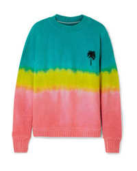 The Elder Statesman Oversized Tie Dyed Cashmere Sweater