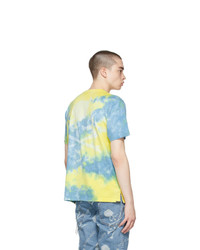 Mastermind World Blue Tie Dye Logo T Shirt