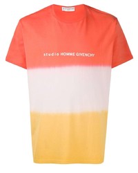 Givenchy Colour Block Logo Print T Shirt