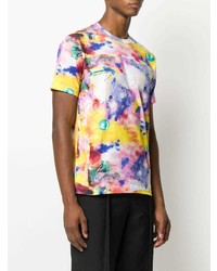 Comme Des Garcons SHIRT Comme Des Garons Shirt Abstract Print Crew Neck T Shirt