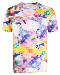 Comme Des Garcons SHIRT Comme Des Garons Shirt Abstract Print Crew Neck T Shirt