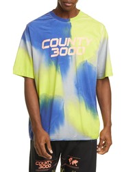 Marcelo Burlon County 3000 Tie Dye T Shirt
