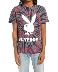 ELEVENPARIS Elevenpairs X Playboy Lummer Tie Die Logo Graphic Tee