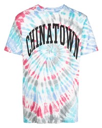 Chinatown Market Logo Print Tie Dye T Shirt