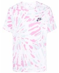Nike Logo Printed Camouflage T Shirt