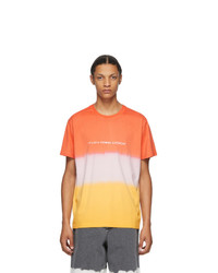 Givenchy Orange Faded Effect Homme T Shirt