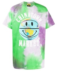 Chinatown Market Tie Dye Crew Neck T Shirt