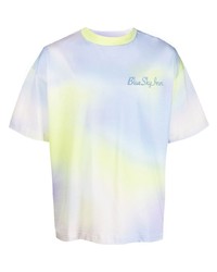 BLUE SKY INN Tie Dye Logo Print T Shirt