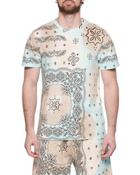 ELEVENPARIS Tie Dye Paisley T Shirt In Icy Morn Tie Dye Paisley At Nordstrom