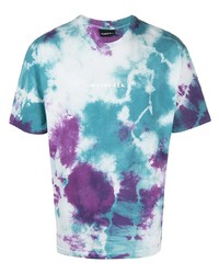 Mauna Kea Tie Dye Print Branded T Shirt
