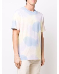 A.P.C. Tie Dye Print Cotton T Shirt