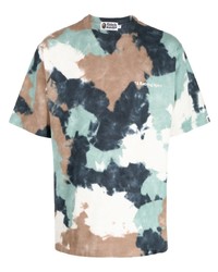 A Bathing Ape Tie Dye Print Cotton T Shirt