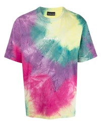 Mauna Kea Tie Dye Print Round Neck T Shirt