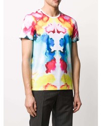 Alexander McQueen Tie Dye Print T Shirt