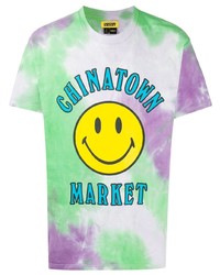 Chinatown Market Tie Dye Print T Shirt